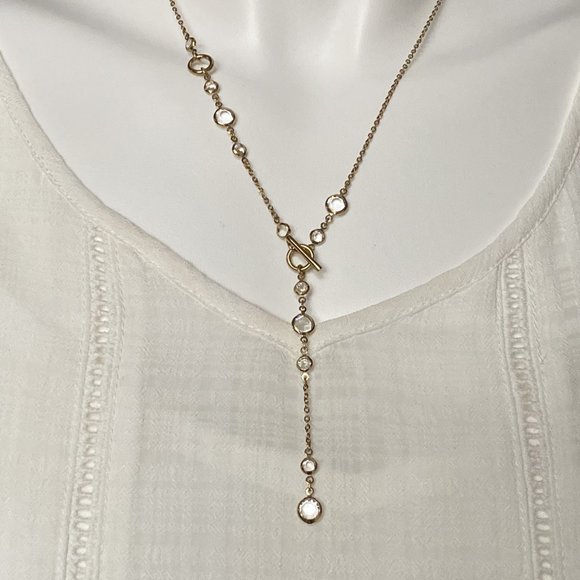 Stainless Steel Long Necklace Toggle Closure - Picture 5 of 9